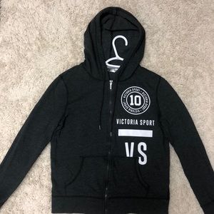 Victoria Secret Sport Grey & White Hoodie